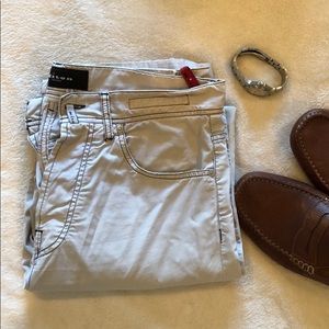 Men’s Kiton pants, grey, 32 inseam